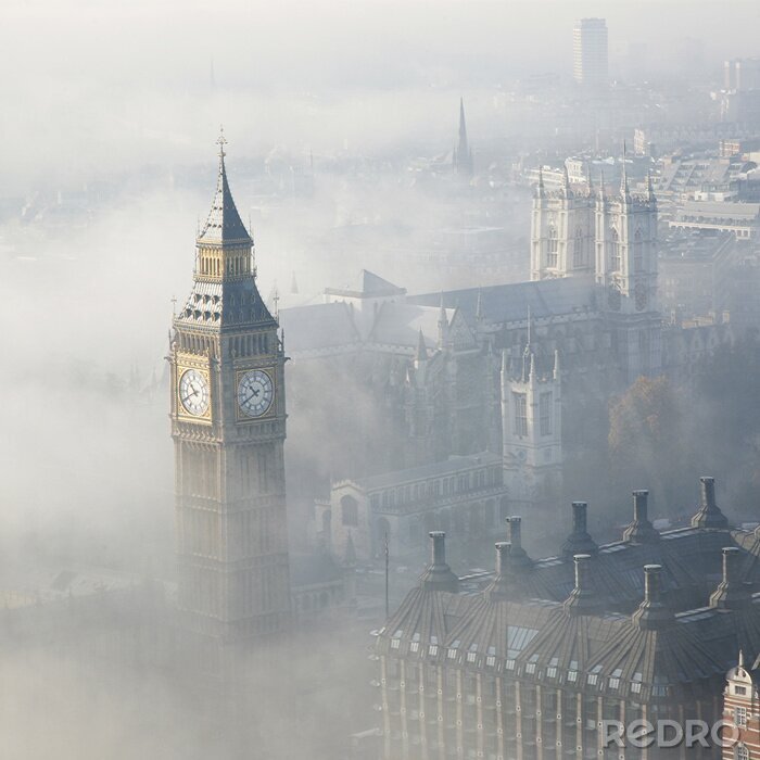 Bild London Morgennebel