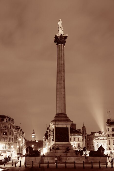 Bild London Platz in Sepia