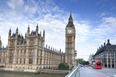 Londoner Architektur im Sommer