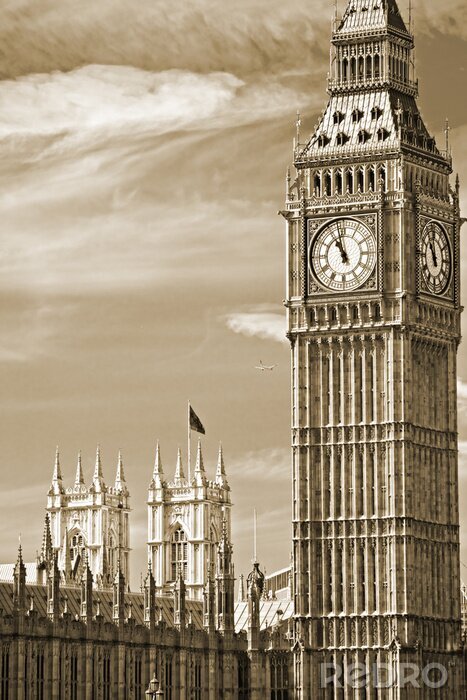 Bild Londoner Architektur in Sepia