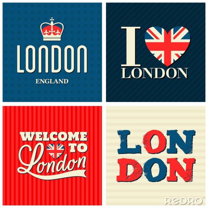Bild Londoner dekorative Typographie