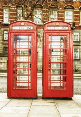 Londoner Telefonzellen für Touristen