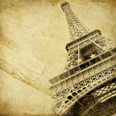 Malerei Architektur des Eiffelturms