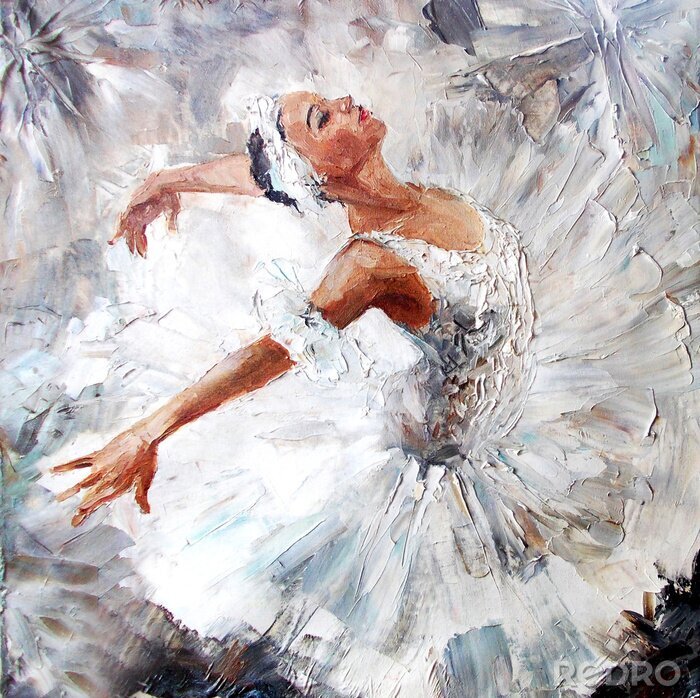 Bild Malerei Tanz einer Balletttänzerin
