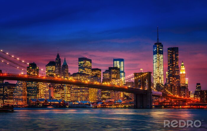 Bild Manhattan im Abendlicht
