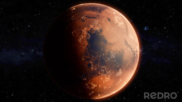Bild Mars vom Weltraum aus gesehen