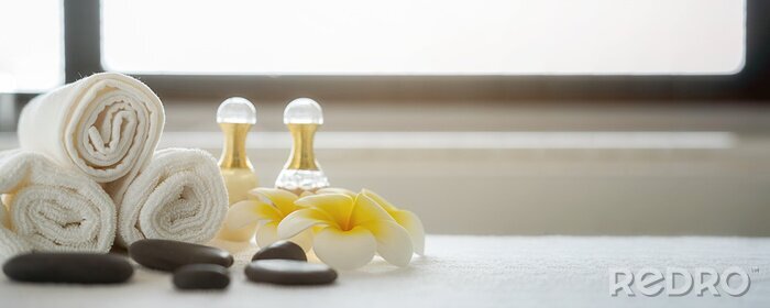 Bild Massage-Steine im Badezimmer