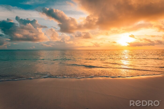 Bild Meer, Strand und Sonnenaufgang