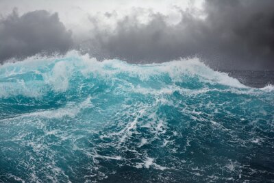 Meereswelle im Atlantik während des Sturms