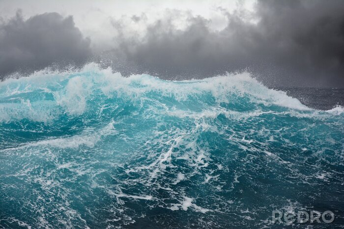 Bild Meereswelle im Atlantik während des Sturms
