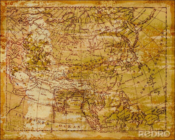 Bild Metallbild - Asien