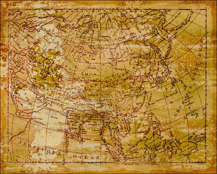 Bild Metallbild - Asien