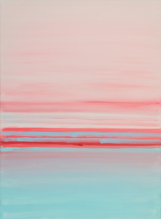 Bild Minimalistische rosa Landschaft