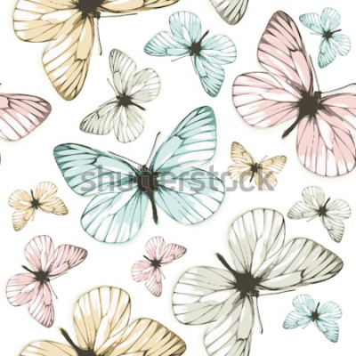 Bild Minimalistische Schmetterlinge