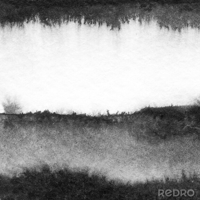 Bild Minimalistische schwarz-weiße Landschaft