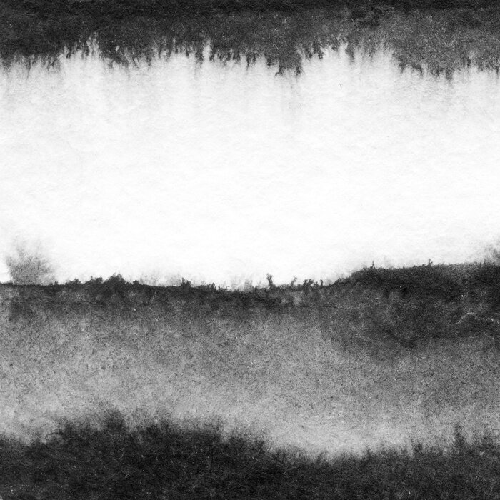 Bild Minimalistische schwarz-weiße Landschaft