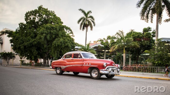 Bild Mit Auto durch Havanna
