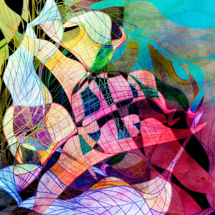 Bild Moderne Abstraktion in Farben