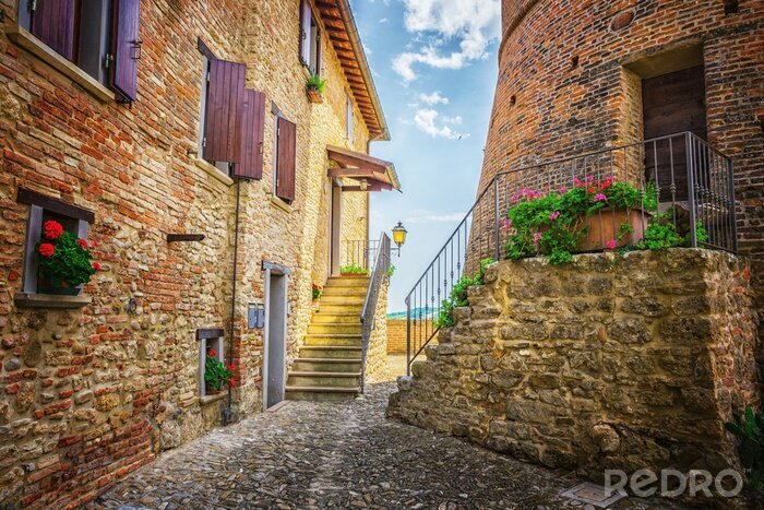 Bild Moderne toskanische Straße