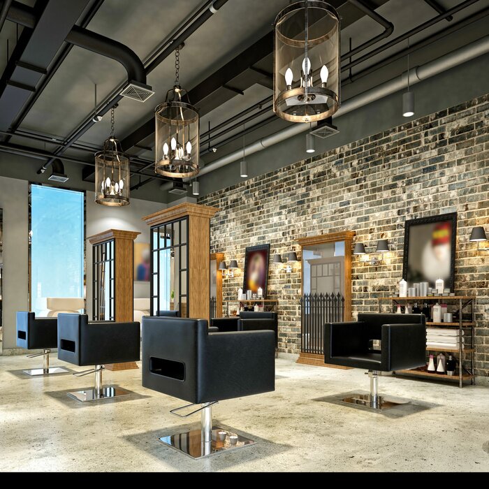 Bild Modernes Arrangement im industriellen Stil