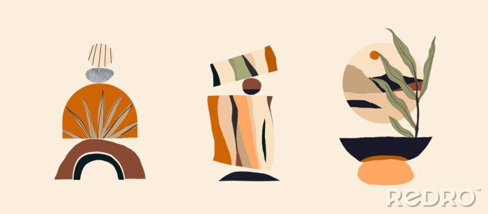 Bild Modernes Muster im Boho-Stil