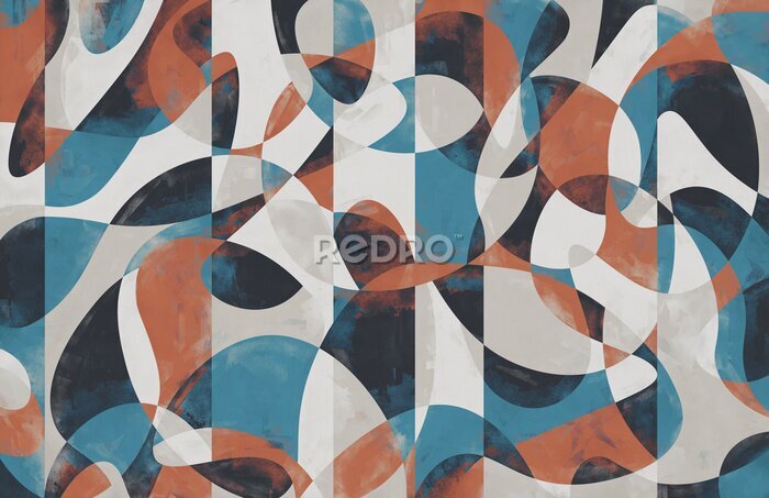 Bild Modernes Muster mit geometrischer Abstraktion