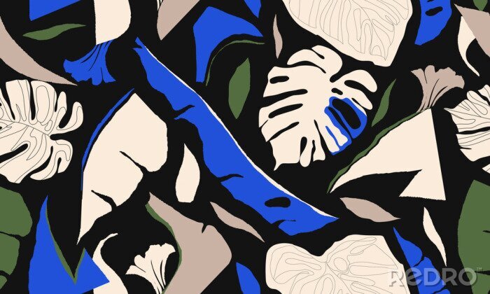 Bild Modernes vom Dschungel inspiriertes Design