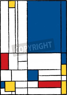 Bild Mondrian kubistische Inspiration