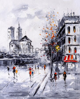 Bild Monochromatische Ansicht von Paris