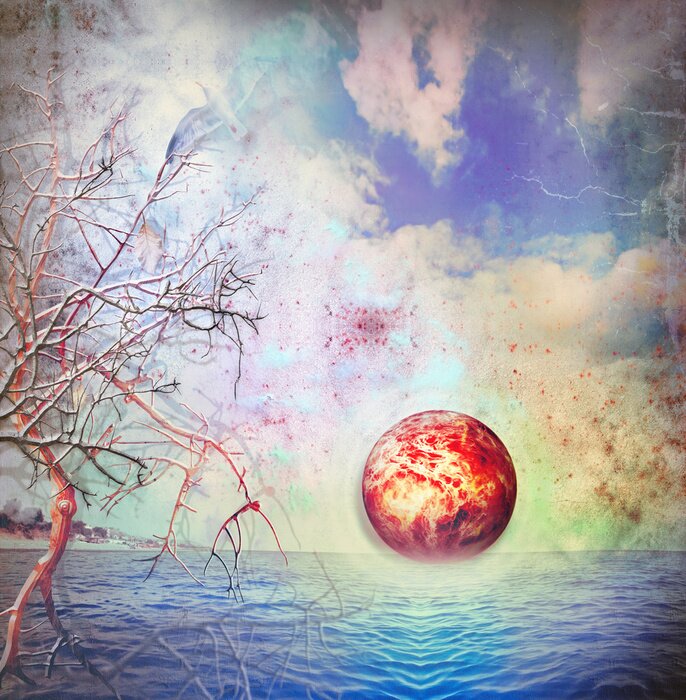 Bild Morgen in einer Fantasiewelt