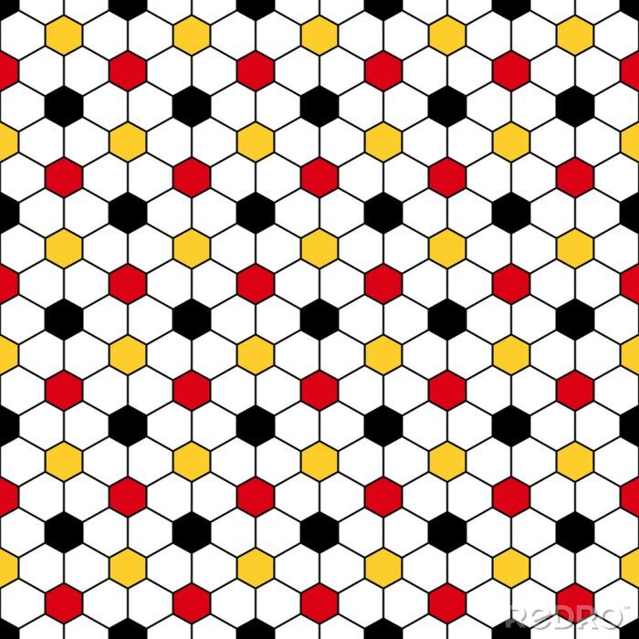 Bild Mosaik aus Sechsecken