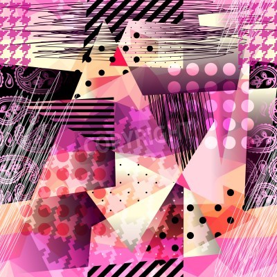 Bild Mosaik in Ästhetik des Kubismus