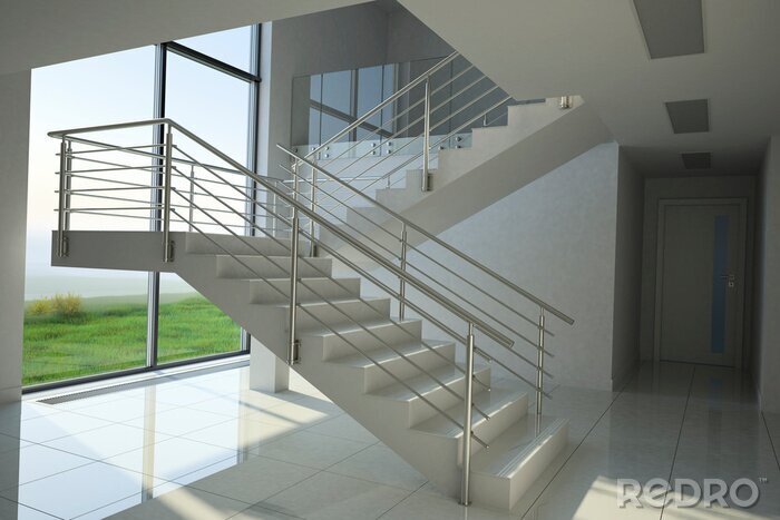 Bild Motiv mit Treppe 3d