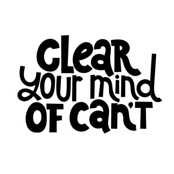 Bild Motivation Aufschrift schwarz