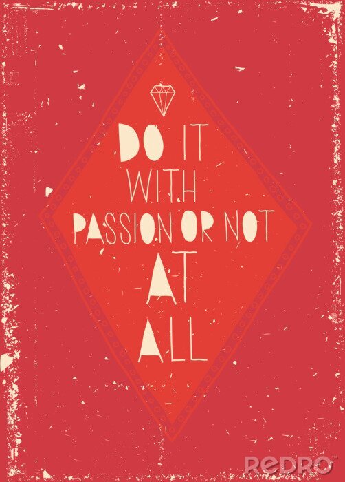 Bild Motivationspostkarte mit Diamant