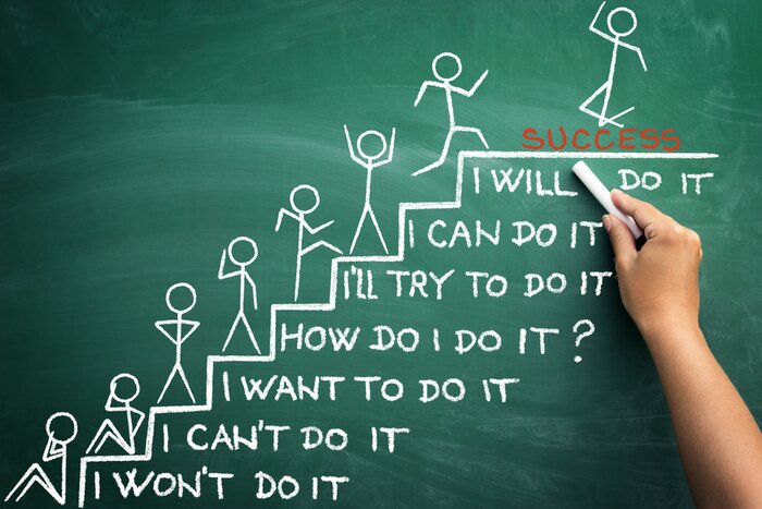 Bild Motivationszitat Glaub an dich selbst