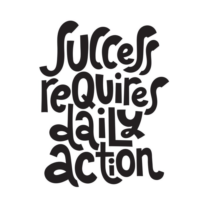 Bild Motivierende Aufschrift Erfolg