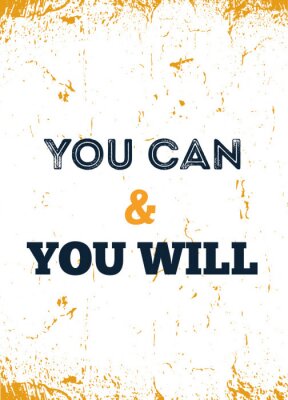 Motivierender Satz in einem minimalistischen Stil