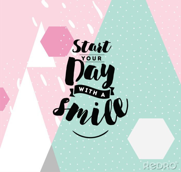 Bild Motivierender Spruch auf pastellfarbenem Hintergrund