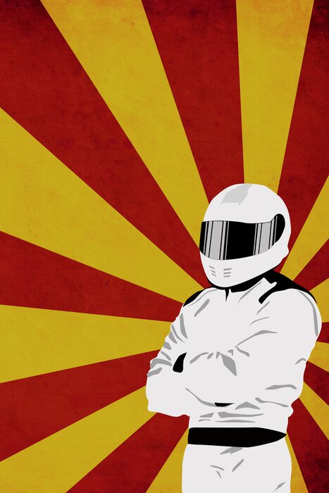 Bild Motorradfahrer im Hintergrund