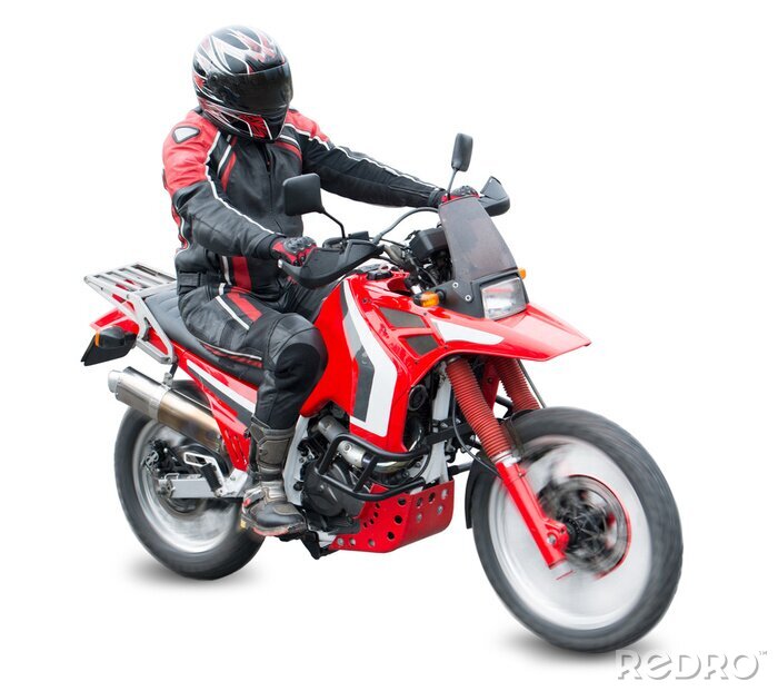 Bild Motorradrennfahrer