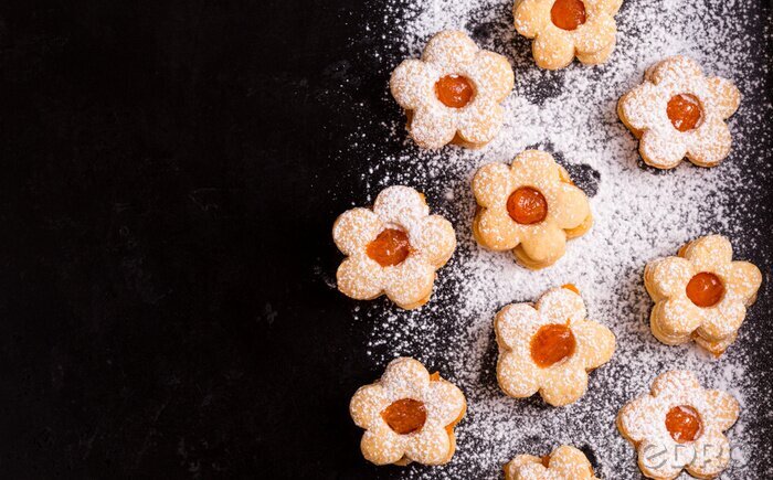 Bild Mürbeteig mit Puderzucker