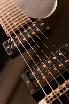 Bild Musische Gitarren-Makrofotografie