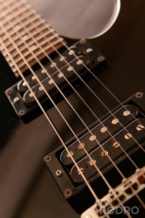 Bild Musische Gitarren-Makrofotografie