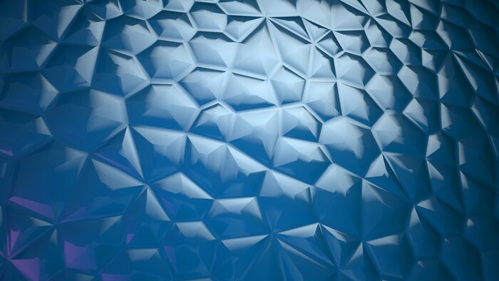 Bild Muster 3D in Glas