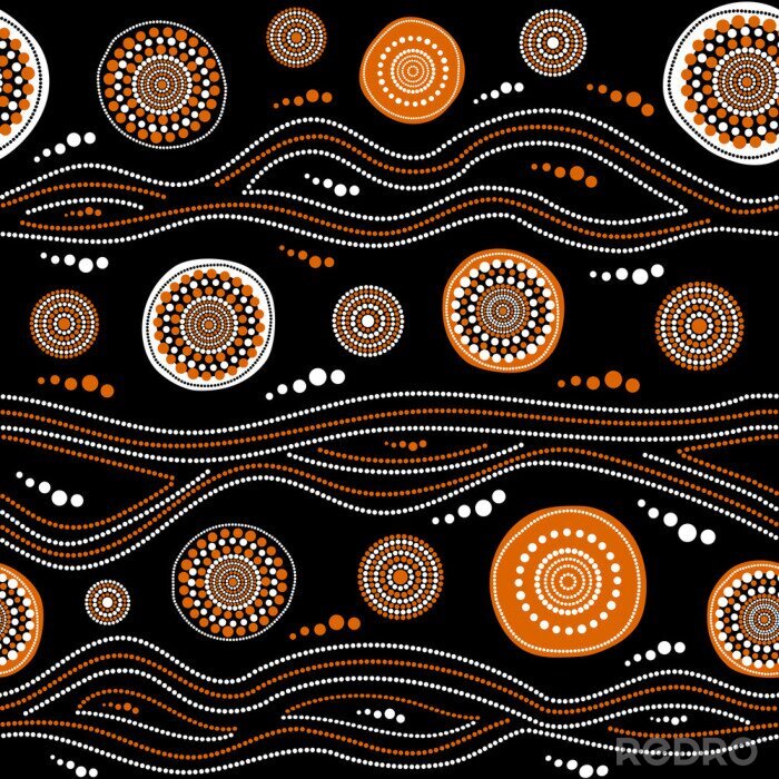 Bild Muster der Aborigine