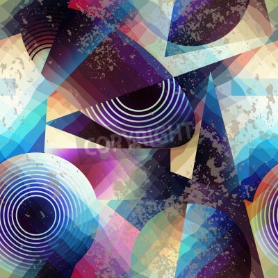 Bild Muster im Stil des Kubismus