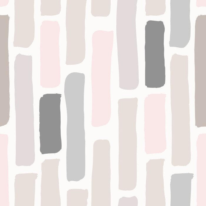 Bild Muster mit dicken Streifen in Beige- und Rosatönen