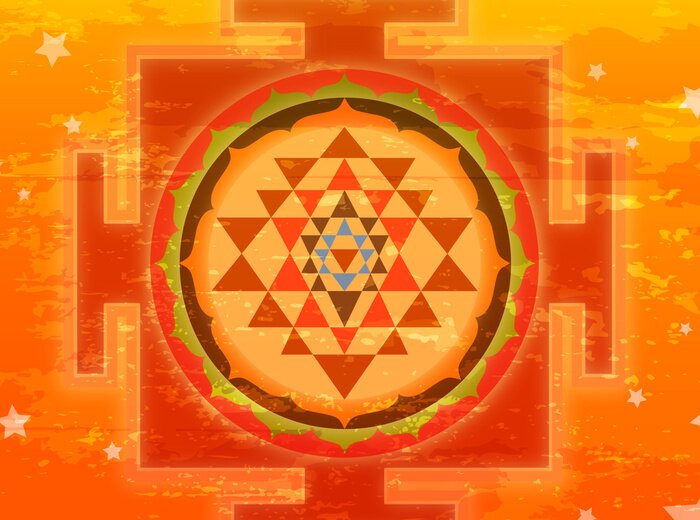 Bild Muster Shree Yantra