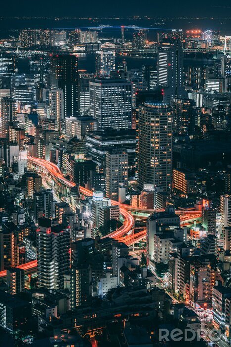Bild Nachtansicht der Stadt Tokyo